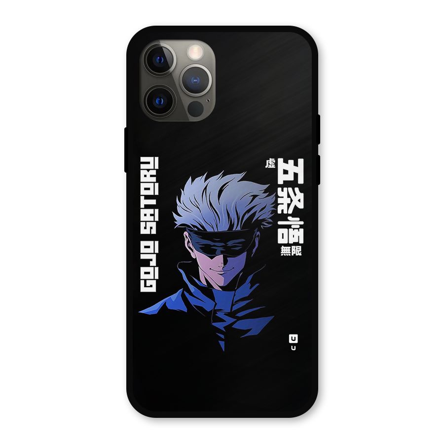 Gojo Sataru Smiles Metal Back Case for iPhone 12 Pro