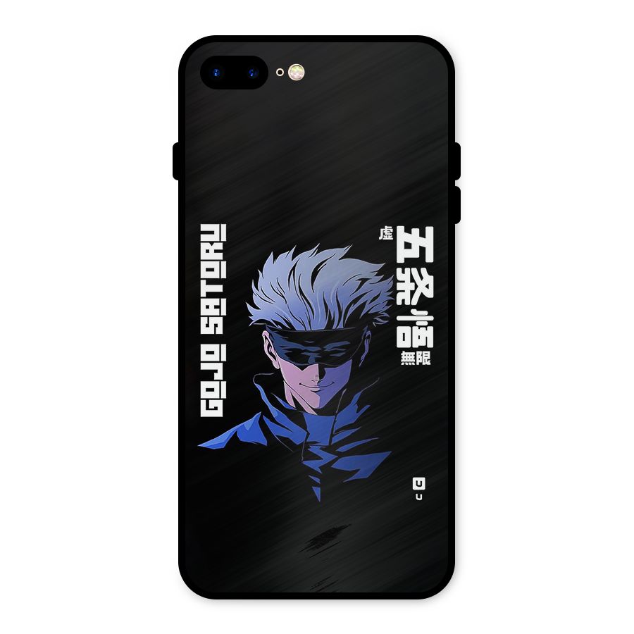 Gojo Sataru Smiles Metal Back Case for iPhone 7 Plus