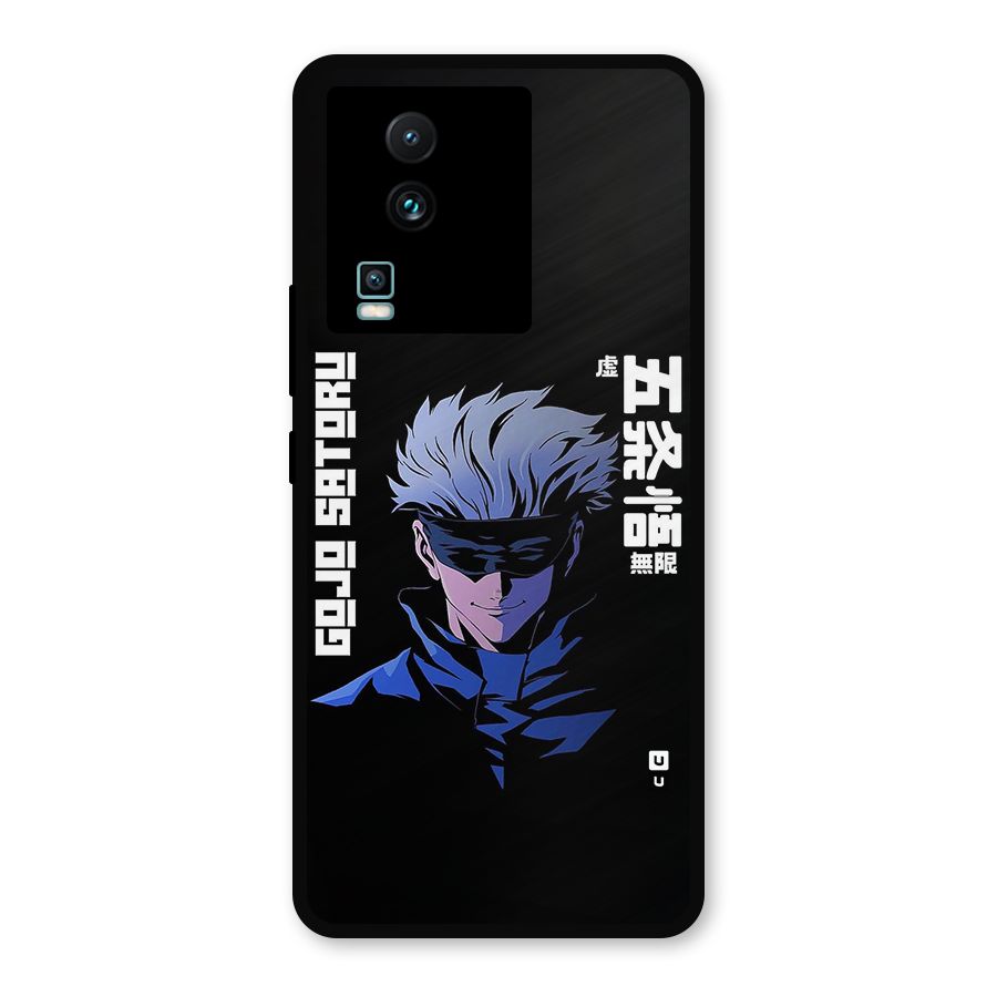 Gojo Sataru Smiles Metal Back Case for iQOO Neo 7 Pro