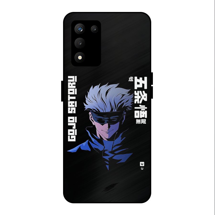 Gojo Sataru Smiles Metal Back Case for realme 9 5G SE