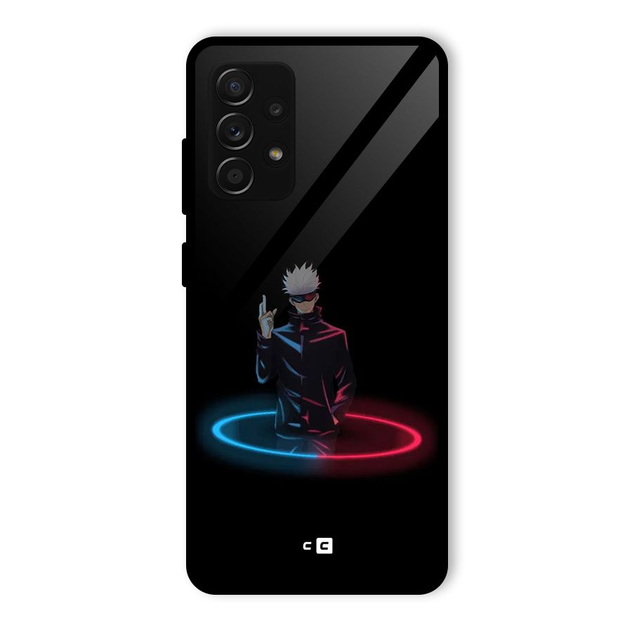 Gojo Sataru Wink Glass Back Case for Galaxy A53 5G