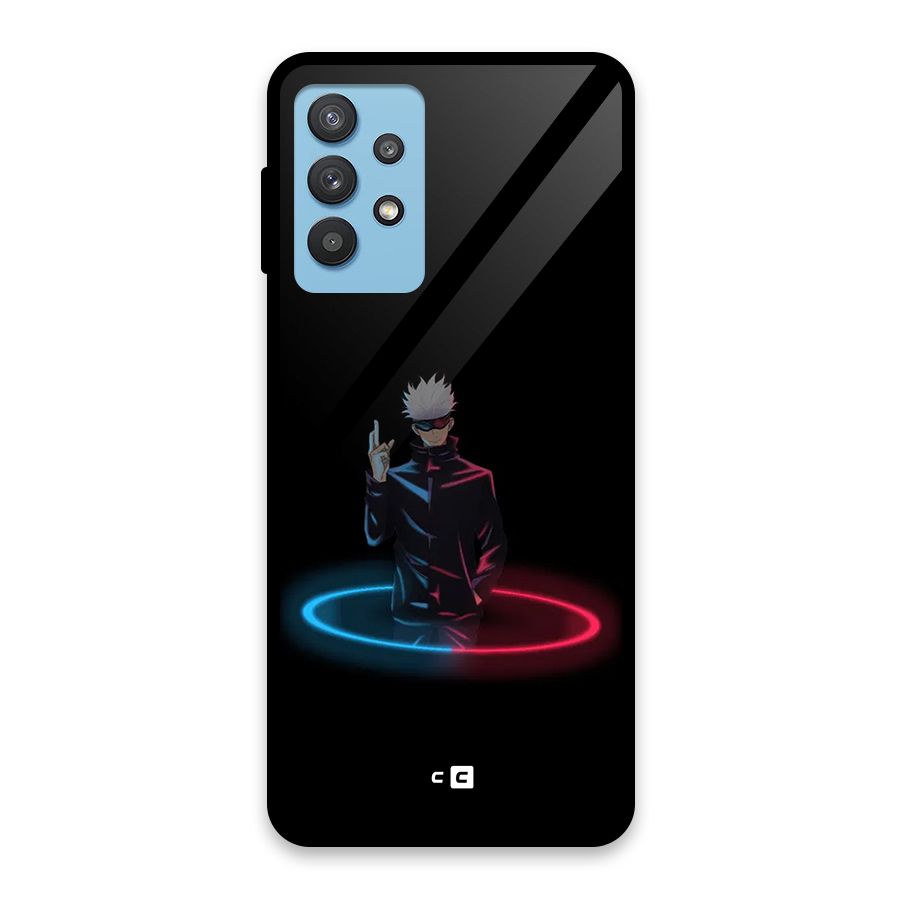 Gojo Sataru Wink Glass Back Case for Galaxy M32 5G