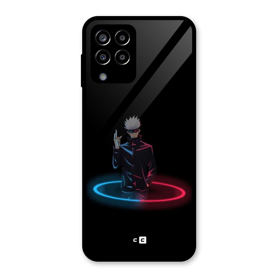 Gojo Sataru Wink Glass Back Case for Galaxy M33