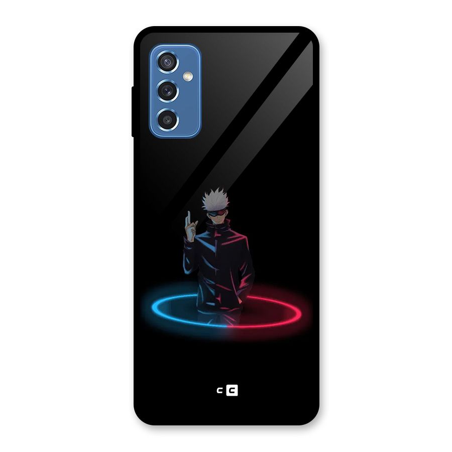 Gojo Sataru Wink Glass Back Case for Galaxy M52 5G