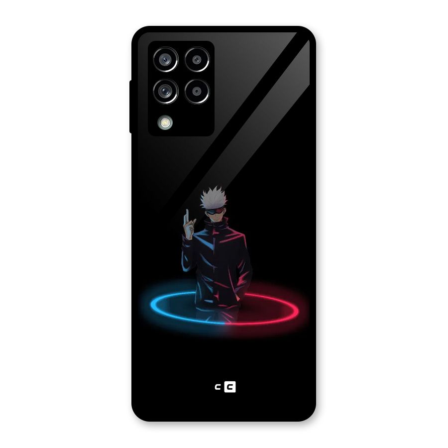 Gojo Sataru Wink Glass Back Case for Galaxy M53 5G