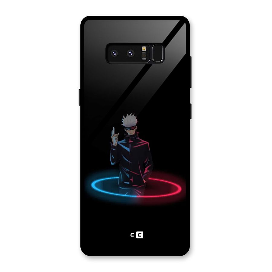 Gojo Sataru Wink Glass Back Case for Galaxy Note 8