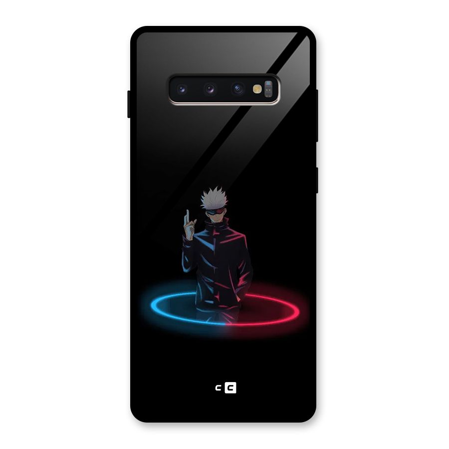 Gojo Sataru Wink Glass Back Case for Galaxy S10 Plus