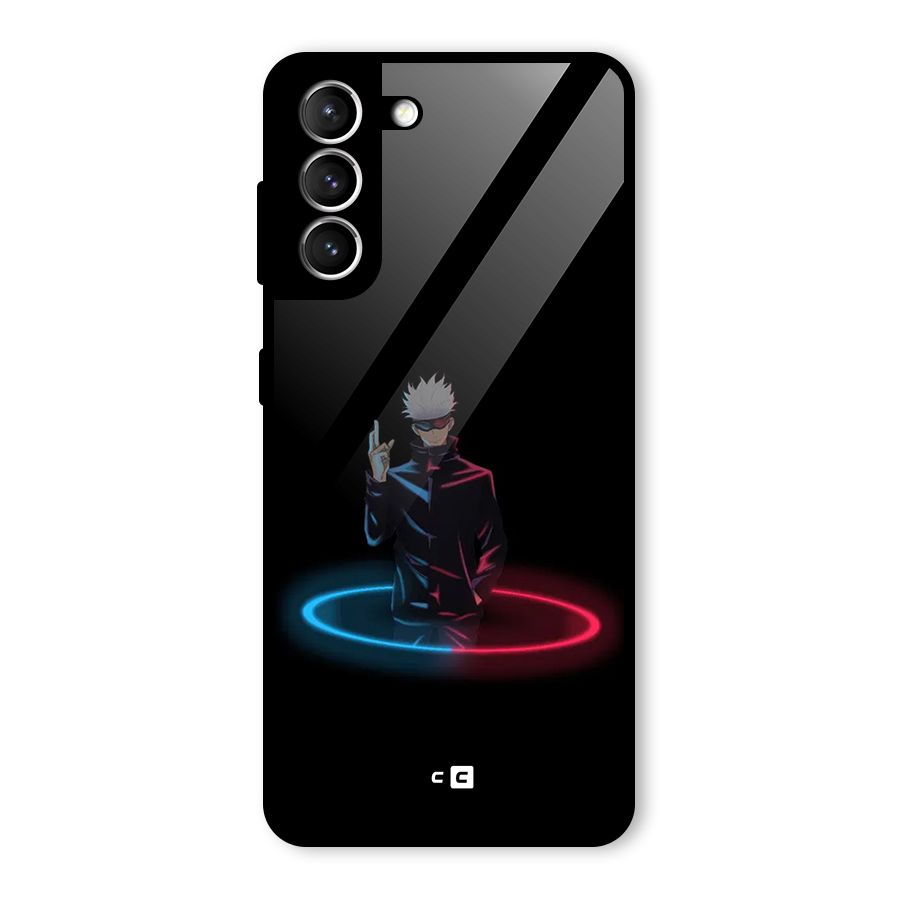 Gojo Sataru Wink Glass Back Case for Galaxy S21 5G
