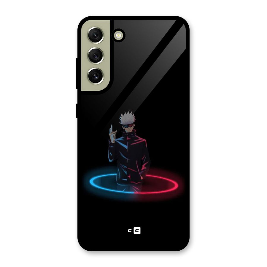 Gojo Sataru Wink Glass Back Case for Galaxy S21 FE 5G