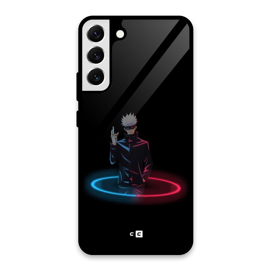 Gojo Sataru Wink Glass Back Case for Galaxy S22 Plus 5G