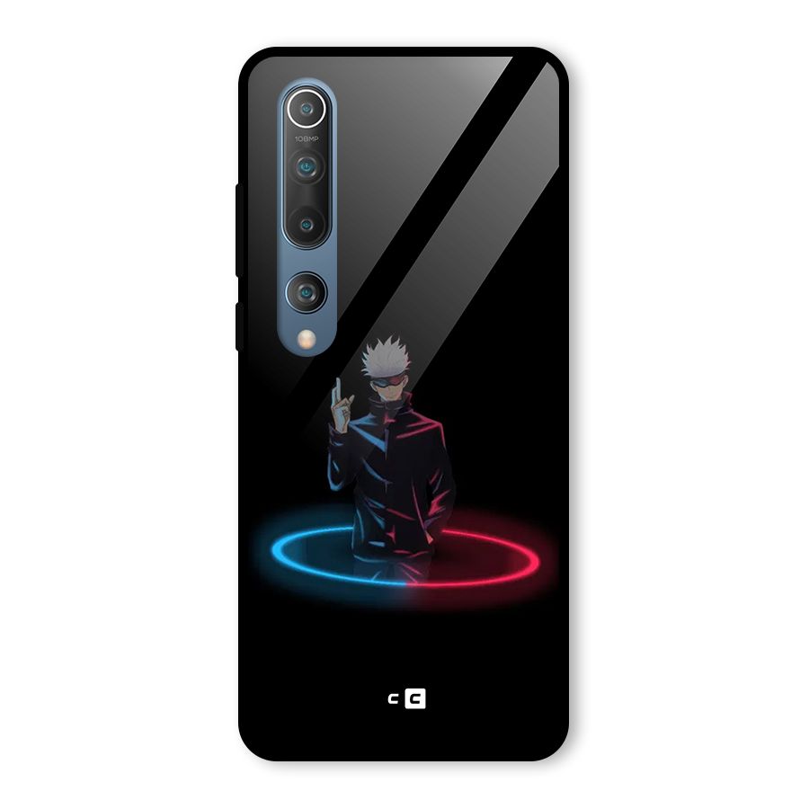 Gojo Sataru Wink Glass Back Case for Mi 10