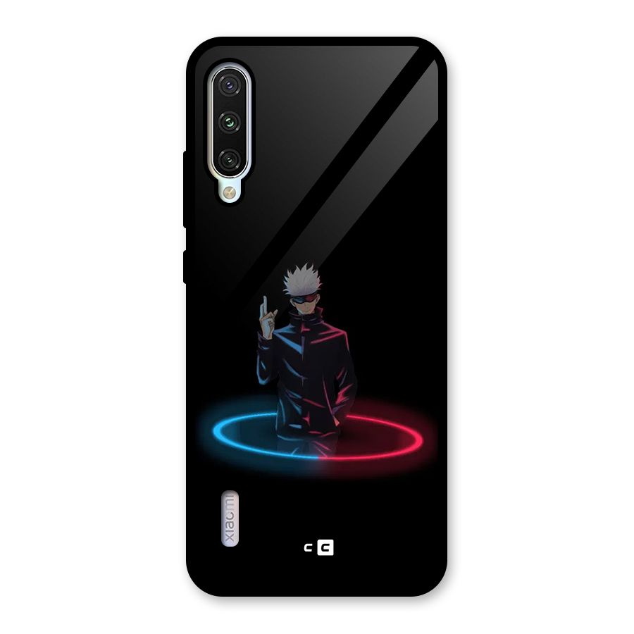 Gojo Sataru Wink Glass Back Case for Mi A3