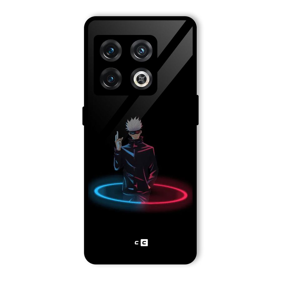 Gojo Sataru Wink Glass Back Case for OnePlus 10 Pro 5G