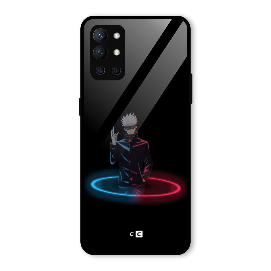 Gojo Sataru Wink Glass Back Case for OnePlus 9R