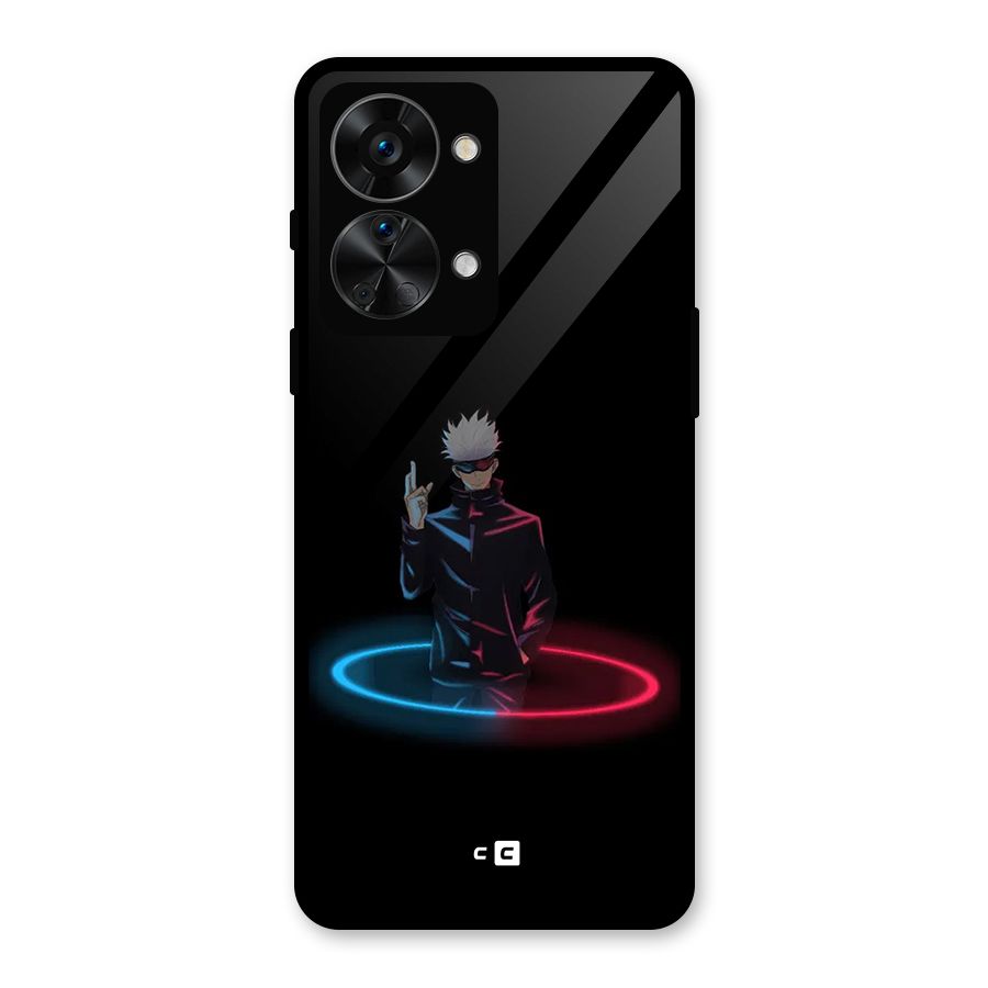 Gojo Sataru Wink Glass Back Case for OnePlus Nord 2T