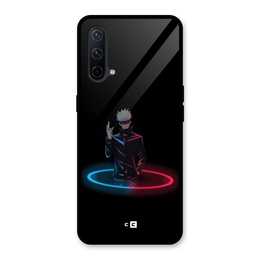 Gojo Sataru Wink Glass Back Case for OnePlus Nord CE 5G