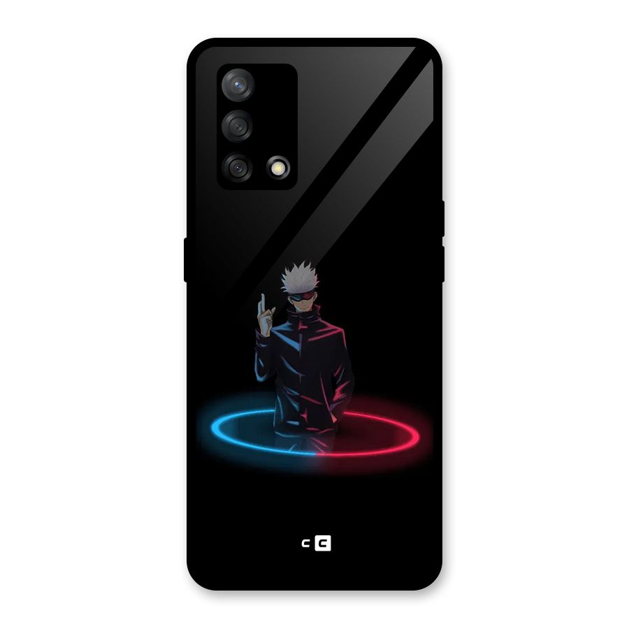 Gojo Sataru Wink Glass Back Case for Oppo F19