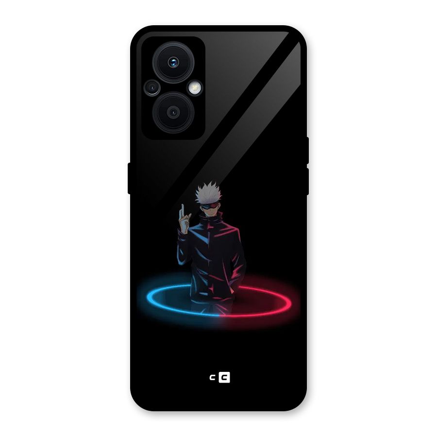 Gojo Sataru Wink Glass Back Case for Oppo F21s Pro 5G