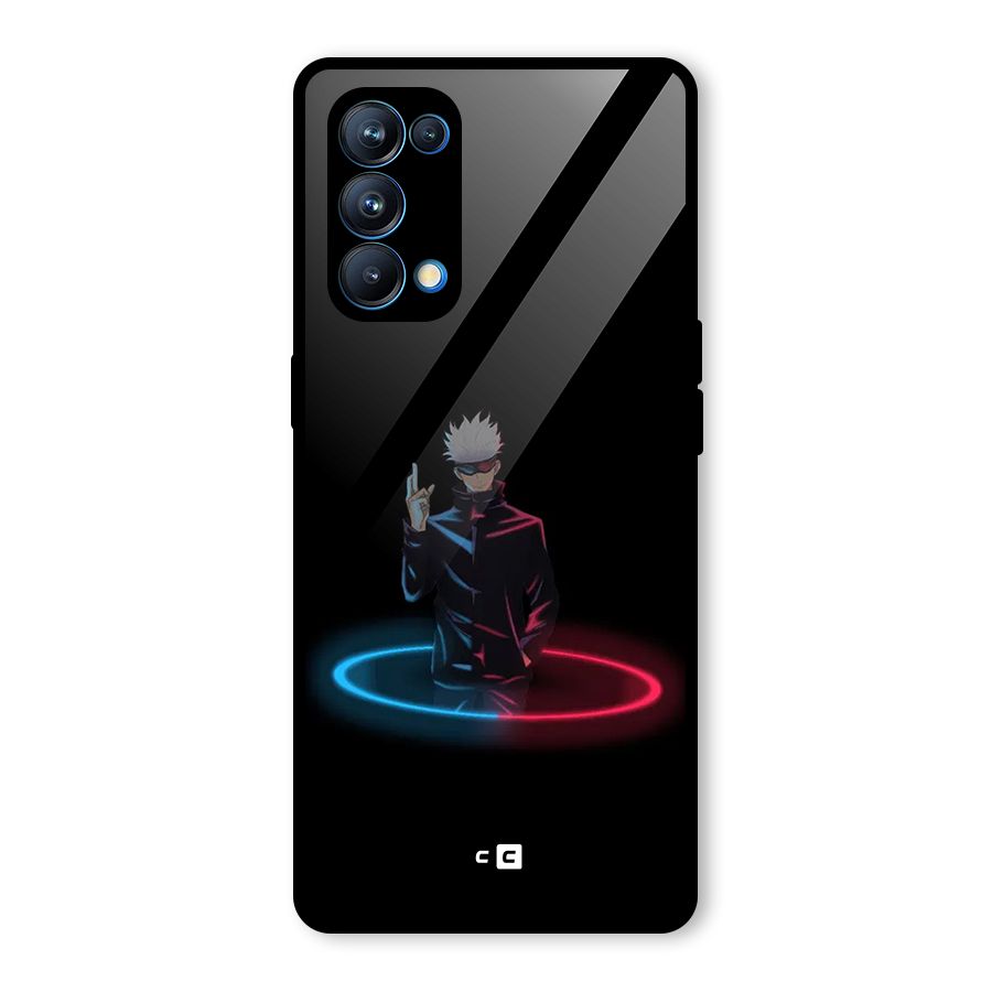 Gojo Sataru Wink Glass Back Case for Oppo Reno5 Pro 5G
