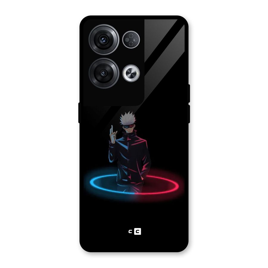 Gojo Sataru Wink Glass Back Case for Oppo Reno8 Pro 5G