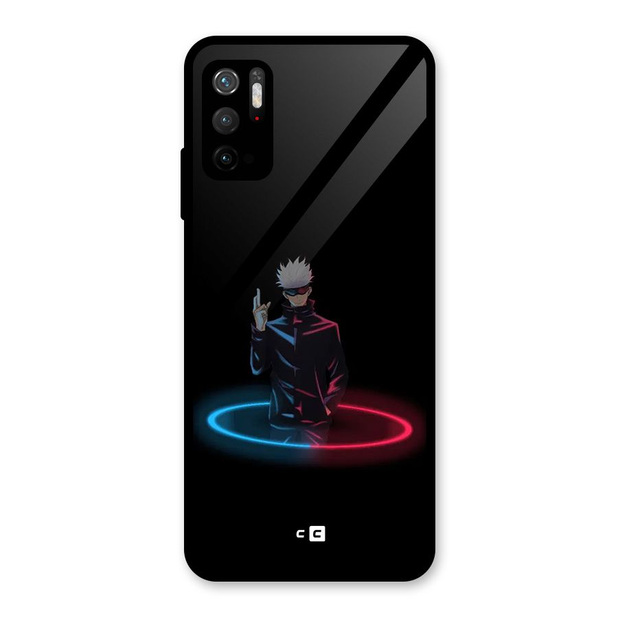 Gojo Sataru Wink Glass Back Case for Poco M3 Pro 5G