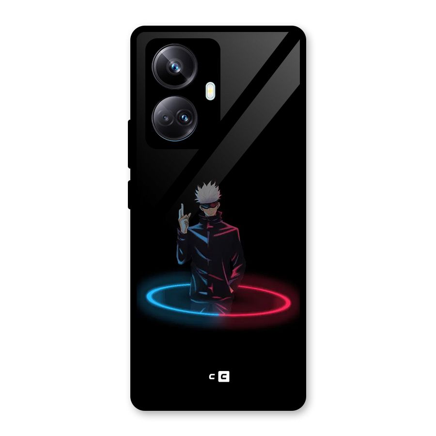 Gojo Sataru Wink Glass Back Case for Realme 10 Pro Plus