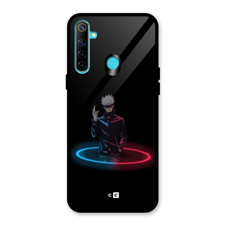 Gojo Sataru Wink Glass Back Case for Realme 5i