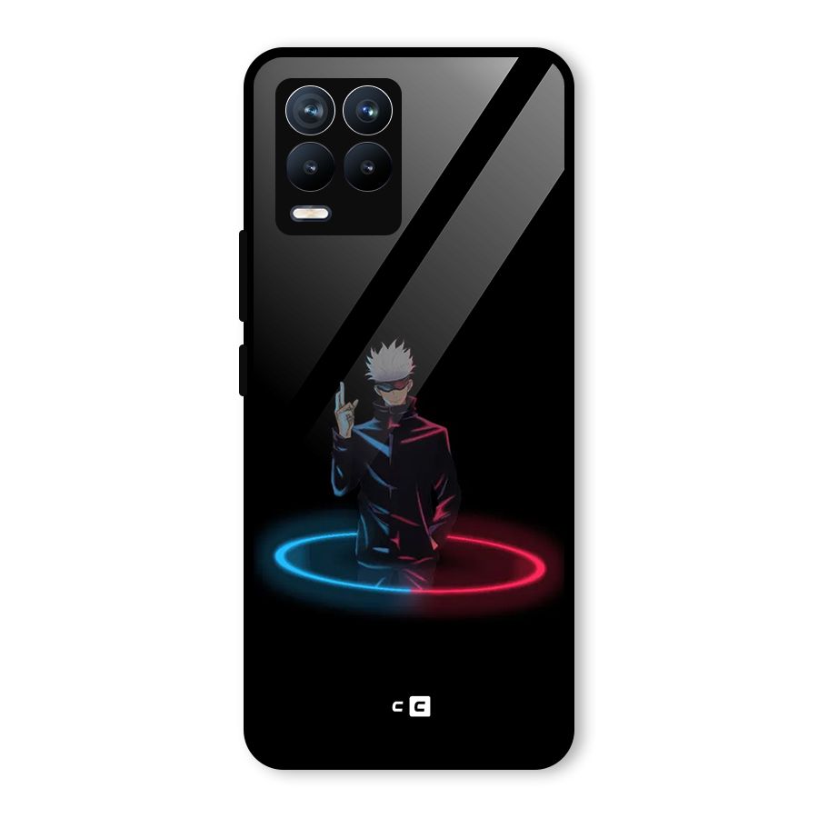 Gojo Sataru Wink Glass Back Case for Realme 8
