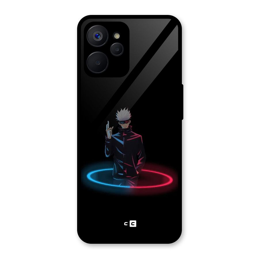 Gojo Sataru Wink Glass Back Case for Realme 9i 5G