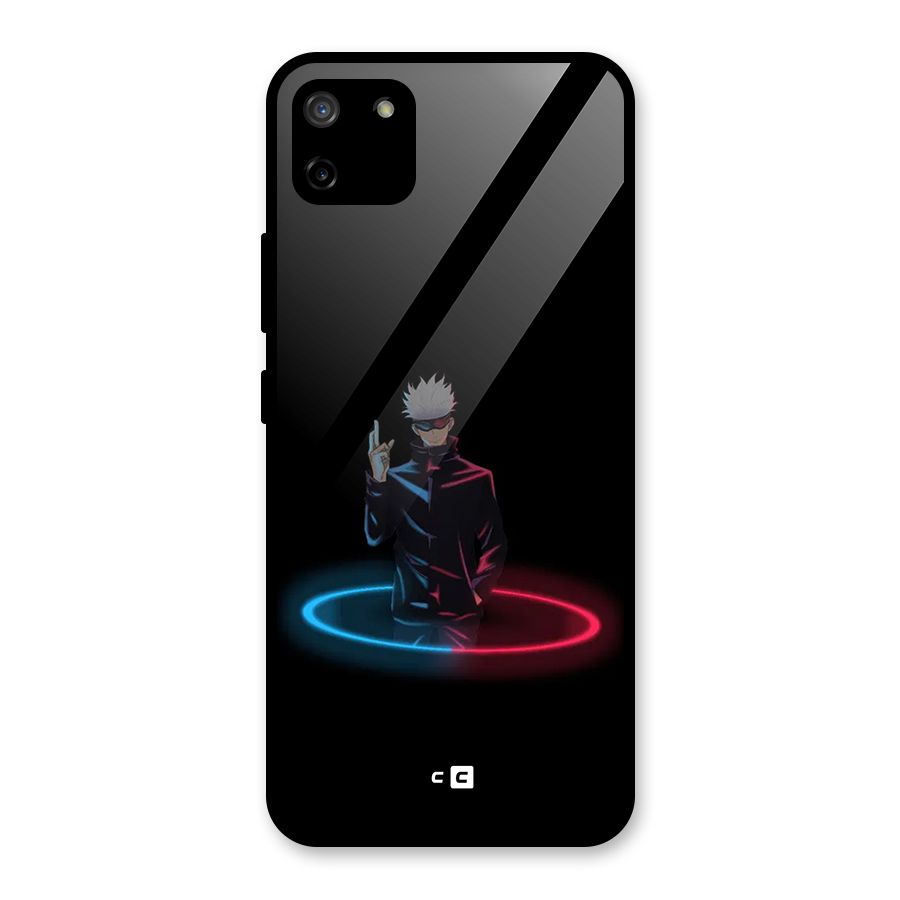 Gojo Sataru Wink Glass Back Case for Realme C11