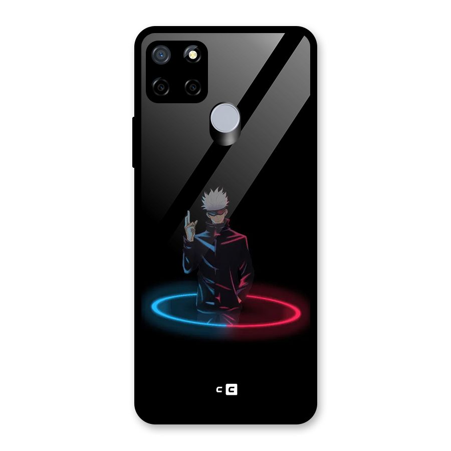 Gojo Sataru Wink Glass Back Case for Realme Narzo 20