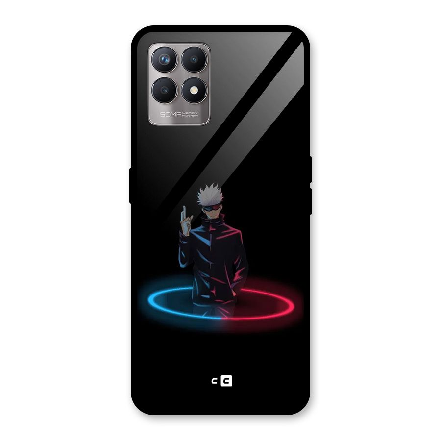 Gojo Sataru Wink Glass Back Case for Realme Narzo 50