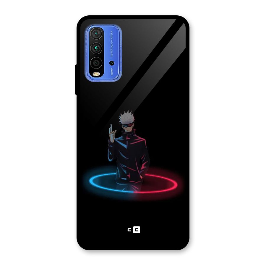 Gojo Sataru Wink Glass Back Case for Redmi 9 Power