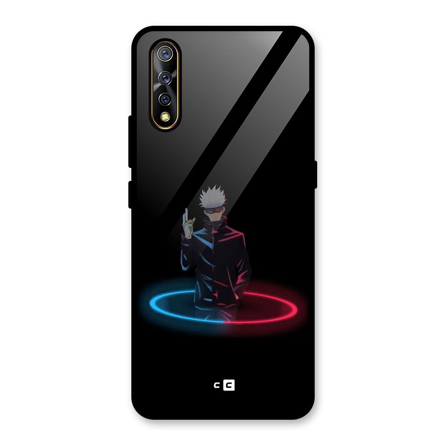 Gojo Sataru Wink Glass Back Case for Vivo S1