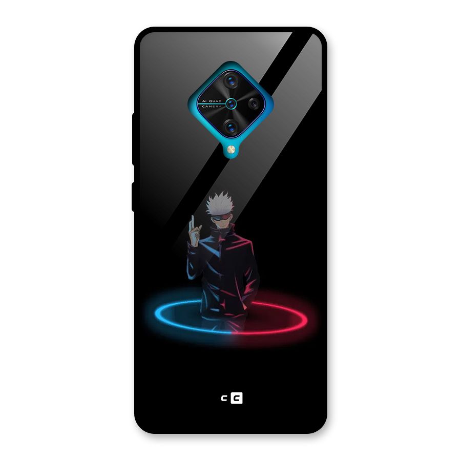 Gojo Sataru Wink Glass Back Case for Vivo S1 Pro