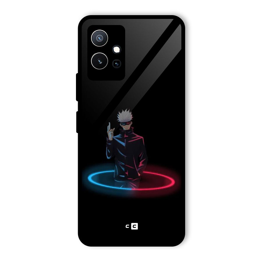 Gojo Sataru Wink Glass Back Case for Vivo T1 5G
