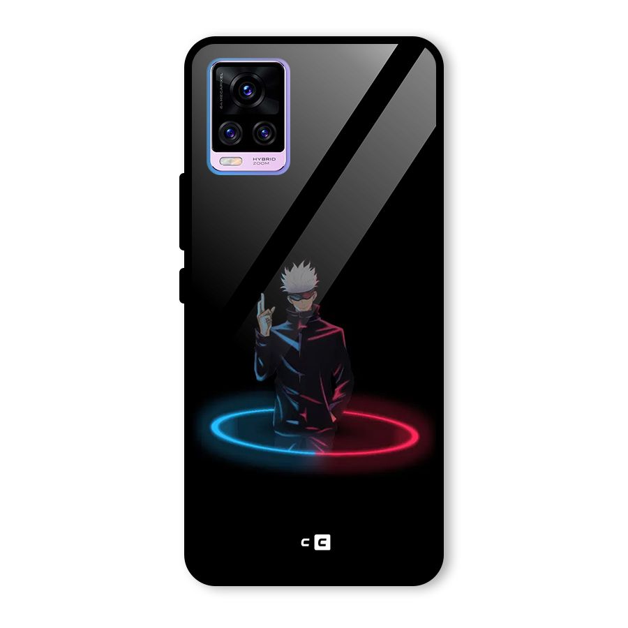 Gojo Sataru Wink Glass Back Case for Vivo V20 Pro