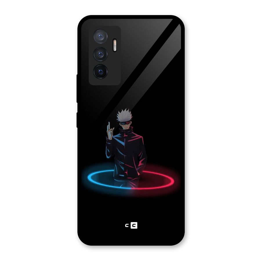 Gojo Sataru Wink Glass Back Case for Vivo V23e