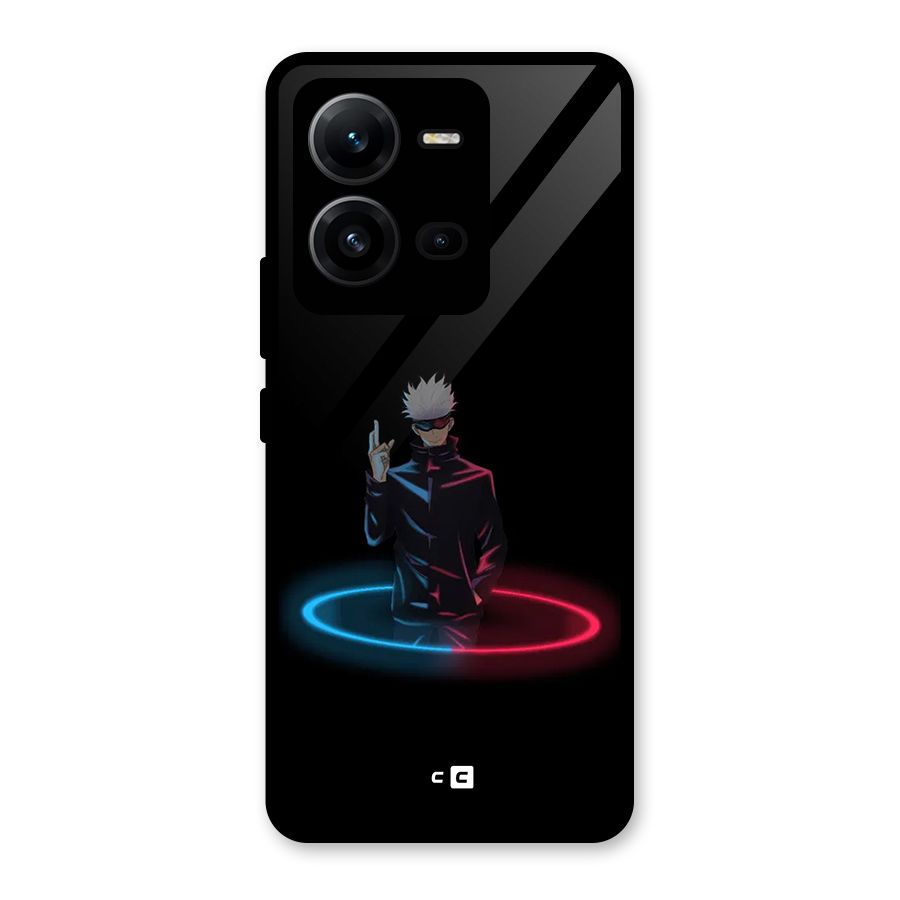 Gojo Sataru Wink Glass Back Case for Vivo V25