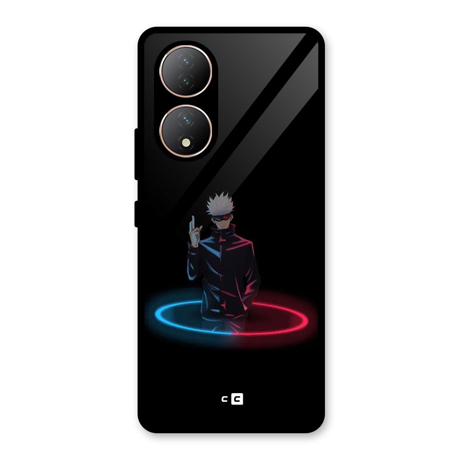 Gojo Sataru Wink Glass Back Case for Vivo Y100