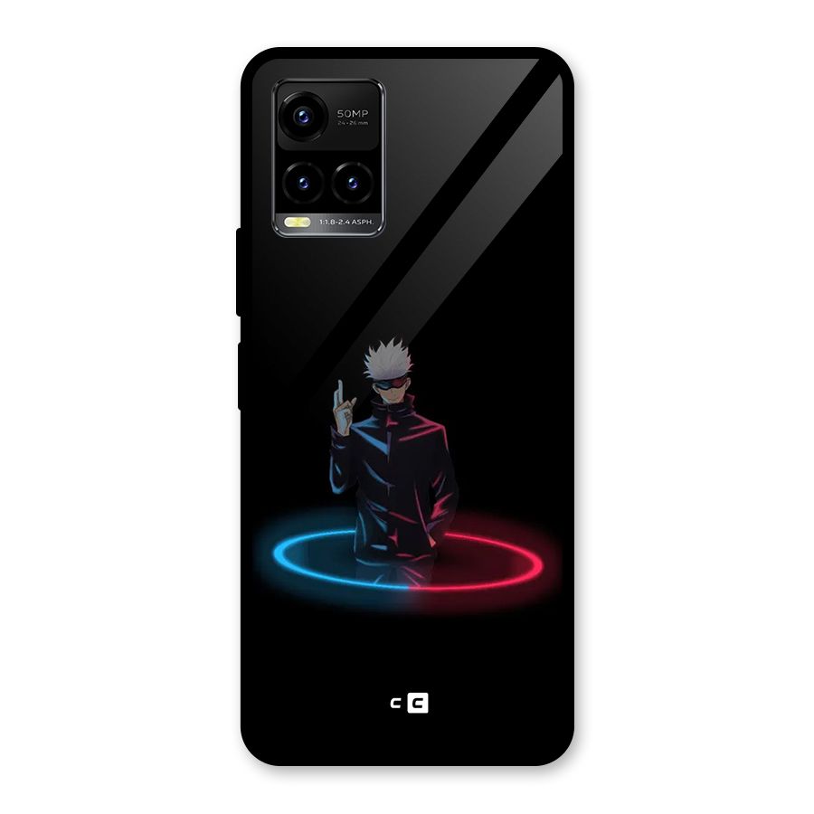 Gojo Sataru Wink Glass Back Case for Vivo Y21T