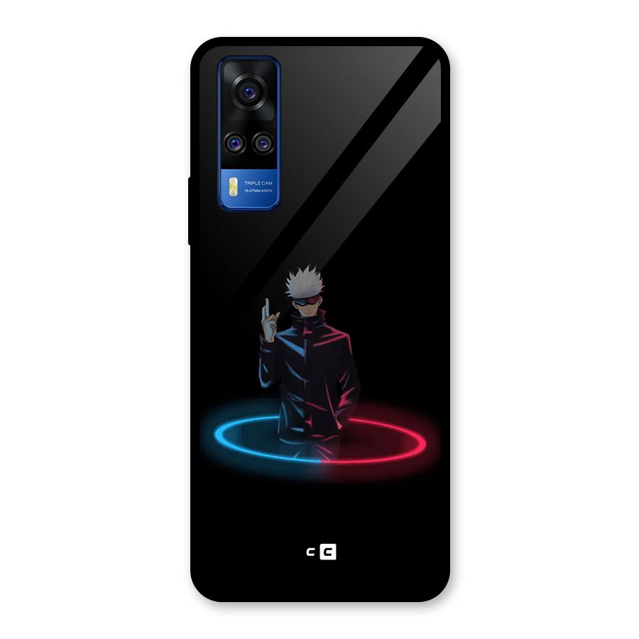 Gojo Sataru Wink Glass Back Case for Vivo Y31