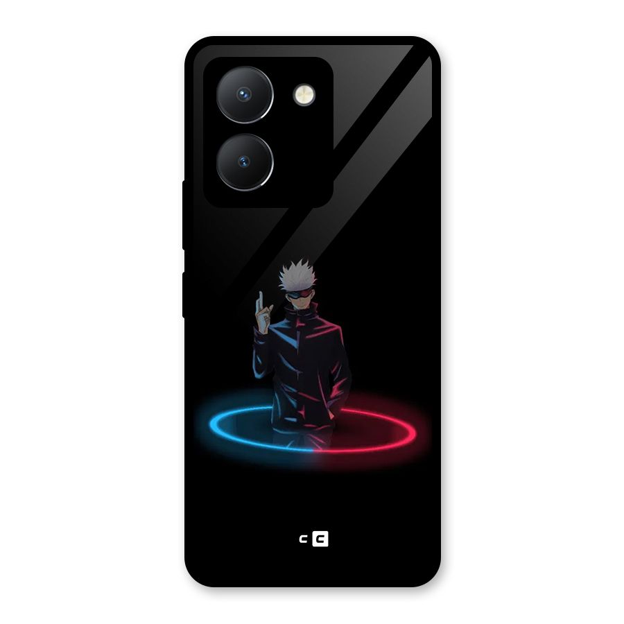 Gojo Sataru Wink Glass Back Case for Vivo Y36