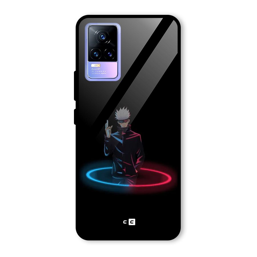 Gojo Sataru Wink Glass Back Case for Vivo Y73