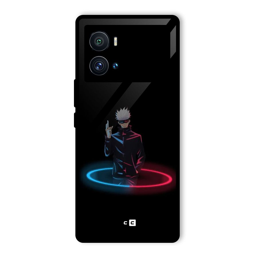 Gojo Sataru Wink Glass Back Case for Vivo iQOO 9 Pro