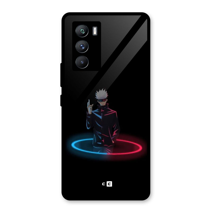 Gojo Sataru Wink Glass Back Case for Vivo iQOO 9 SE