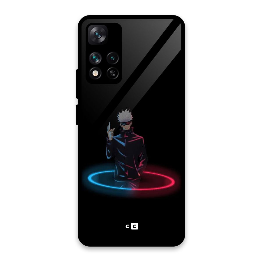 Gojo Sataru Wink Glass Back Case for Xiaomi 11i HyperCharge 5G
