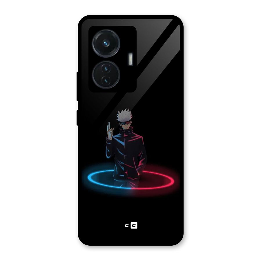 Gojo Sataru Wink Glass Back Case for iQOO Z6 44W