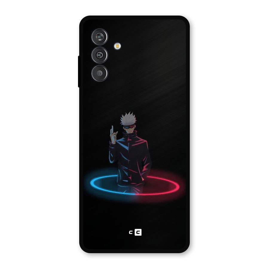 Gojo Sataru Wink Metal Back Case for Galaxy F13