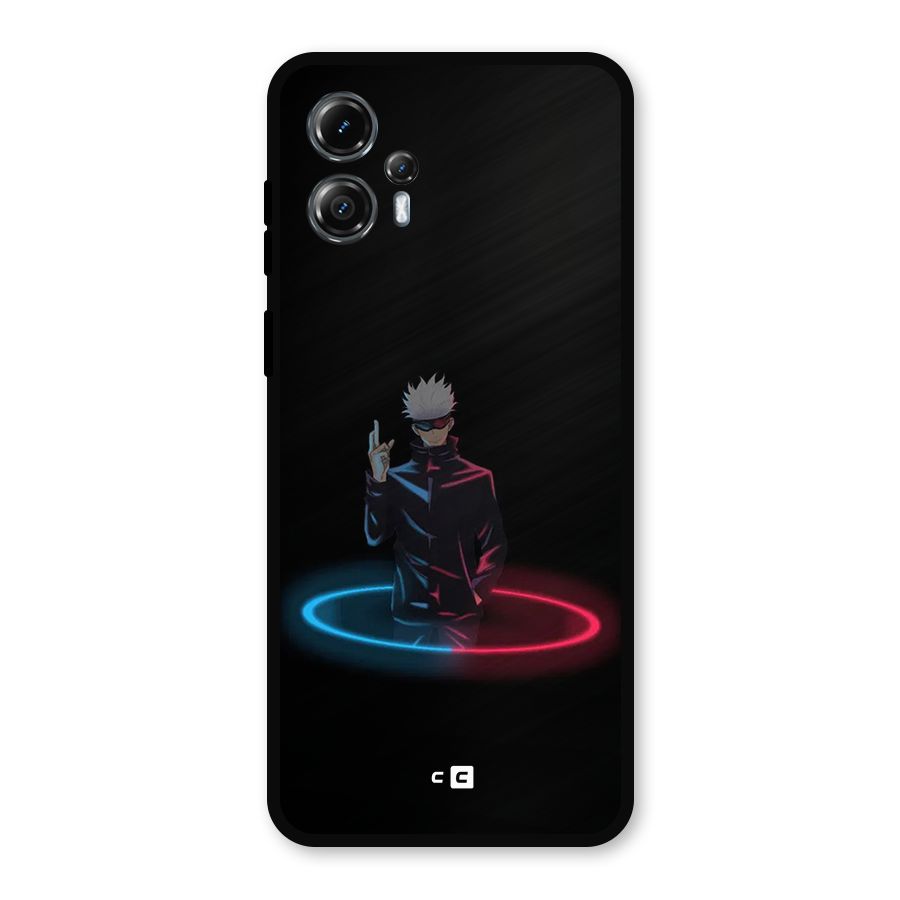 Gojo Sataru Wink Metal Back Case for Moto G13